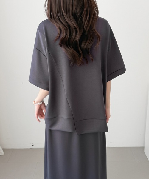 ABITOKYO(アビトーキョー)の「ジップアップデザインダンボールプルオーバーセットアップ(セットアップ・レディース・ブラック/チャコールグレー/ベージュ・L/M)」の11枚目の写真