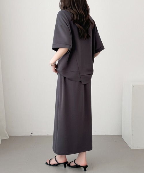 ABITOKYO(アビトーキョー)の「ジップアップデザインダンボールプルオーバーセットアップ(セットアップ・レディース・ブラック/チャコールグレー/ベージュ・L/M)」の12枚目の写真