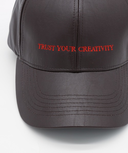 Jieda(ジエダ)の「TRUST YOUR CREATIVITY CAP(キャップ・メンズ・チェック/ブラウン/ブラック・ONESIZE)」の8枚目の写真
