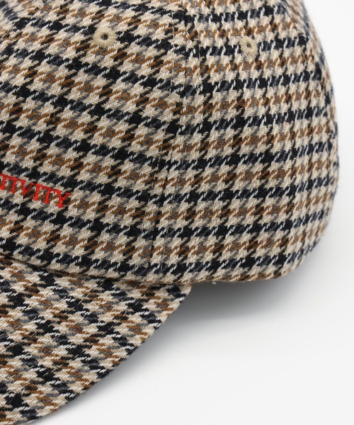 Jieda(ジエダ)の「TRUST YOUR CREATIVITY CAP(キャップ・メンズ・チェック/ブラウン/ブラック・ONESIZE)」の15枚目の写真
