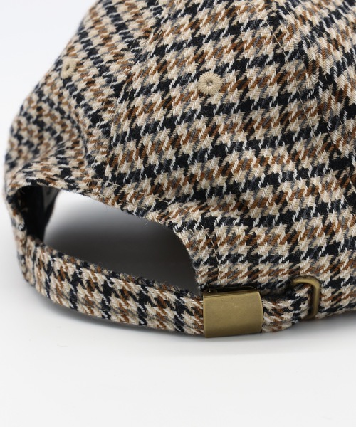 Jieda(ジエダ)の「TRUST YOUR CREATIVITY CAP(キャップ・メンズ・チェック/ブラウン/ブラック・ONESIZE)」の16枚目の写真