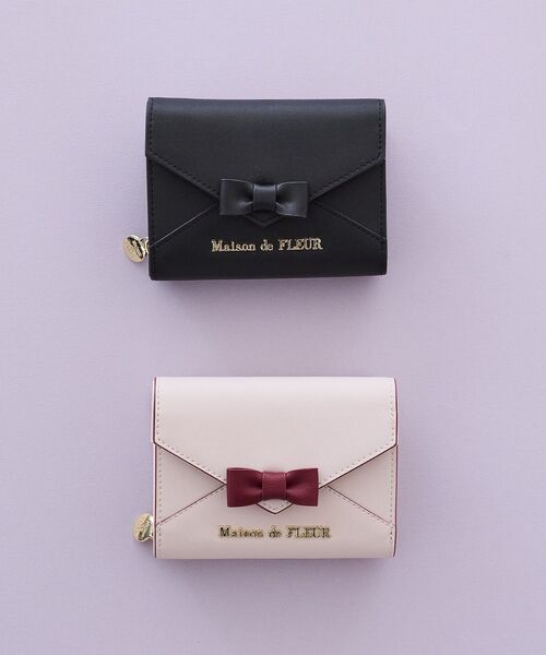 Maison de FLEUR(メゾンドフルール)の「レター型ウォレット(財布・レディース・ラベンダー/ピンク/ブラック・FREE)」の20枚目の写真