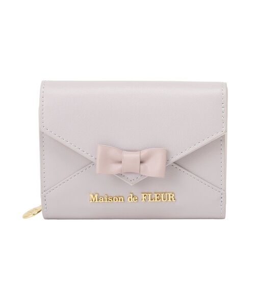 Maison de FLEUR(メゾンドフルール)の「レター型ウォレット(財布・レディース・ラベンダー/ピンク/ブラック・FREE)」の21枚目の写真