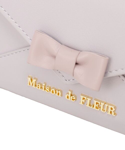 Maison de FLEUR(メゾンドフルール)の「レター型ウォレット(財布・レディース・ラベンダー/ピンク/ブラック・FREE)」の10枚目の写真