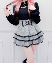 パールリボンフリルスカパン