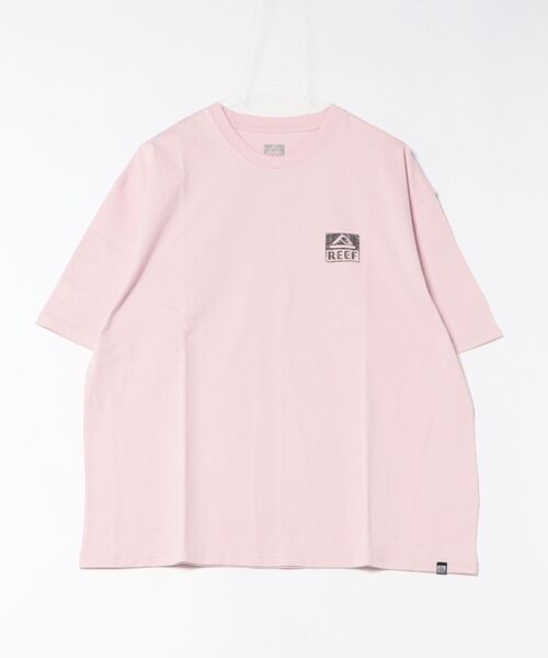 REEF（リーフ）の「REEF BOX LOGO SS T Tシャツ 【2026年春夏モデル】（Tシャツ/カットソー・メンズ・ミント/ホワイト/ピンク/ブラック・X-LARGE/LARGE/MEDIUM/SMALL）」の4枚目の写真