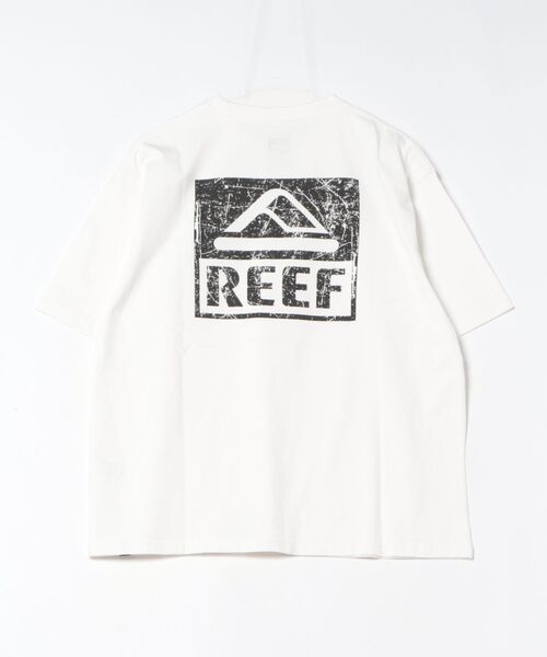 REEF（リーフ）の「REEF BOX LOGO SS T Tシャツ 【2026年春夏モデル】（Tシャツ/カットソー・メンズ・ミント/ホワイト/ピンク/ブラック・X-LARGE/LARGE/MEDIUM/SMALL）」の5枚目の写真