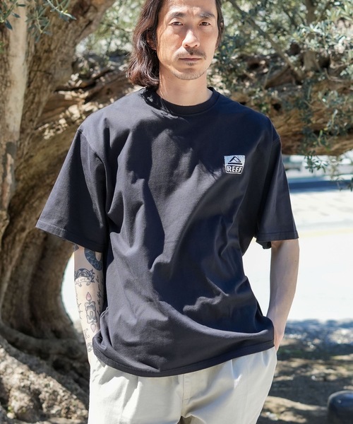 REEF(リーフ)の「REEF BOX LOGO SS T Tシャツ 【2026年春夏モデル】/リーフボックスロゴ半袖Tシャツ(Tシャツ/カットソー・メンズ・ミント/ホワイト/ピンク/ブラック・X-LARGE/LARGE/MEDIUM/SMALL)」の10枚目の写真