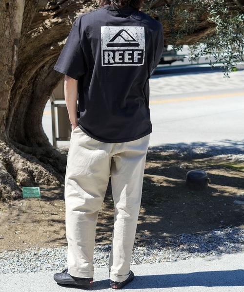 REEF(リーフ)の「REEF BOX LOGO SS T Tシャツ 【2026年春夏モデル】/リーフボックスロゴ半袖Tシャツ(Tシャツ/カットソー・メンズ・ミント/ホワイト/ピンク/ブラック・X-LARGE/LARGE/MEDIUM/SMALL)」の8枚目の写真