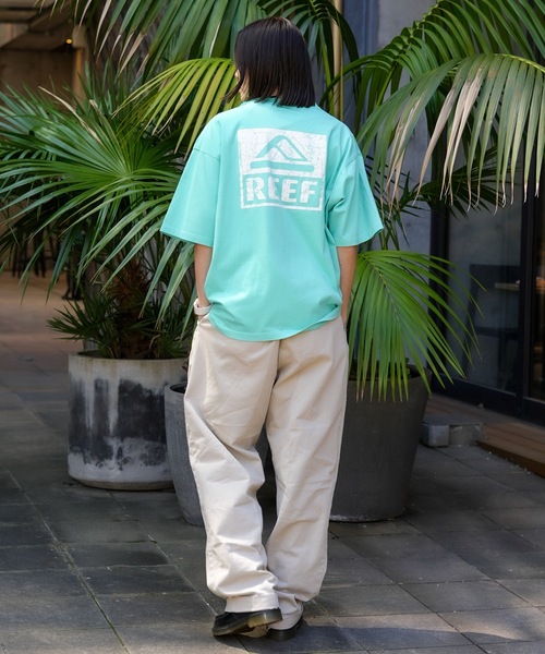 REEF(リーフ)の「REEF BOX LOGO SS T Tシャツ 【2026年春夏モデル】/リーフボックスロゴ半袖Tシャツ(Tシャツ/カットソー・メンズ・ミント/ホワイト/ピンク/ブラック・X-LARGE/LARGE/MEDIUM/SMALL)」の16枚目の写真