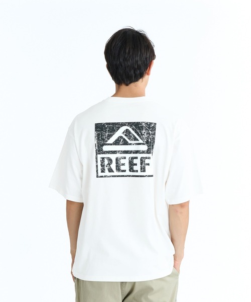 REEF(リーフ)の「REEF BOX LOGO SS T Tシャツ 【2026年春夏モデル】/リーフボックスロゴ半袖Tシャツ(Tシャツ/カットソー・メンズ・ミント/ホワイト/ピンク/ブラック・X-LARGE/LARGE/MEDIUM/SMALL)」の5枚目の写真