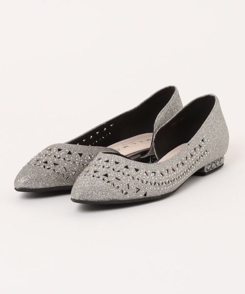 MELMO(メルモ)の「レーザーカットアシンメトリーパンプス(パンプス・レディース・シルバー系その他6/シルバー/ピンクゴールド・23.0cm/23.5cm/24.0cm/24.5cm/22.5cm)」の3枚目の写真