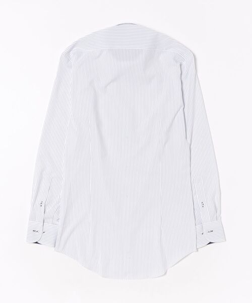 TOKYO SHIRTS(トウキョウシャツ)の「【吸水速乾】【COFREX】形態安定ノンアイロン ボタンダウン 長袖ビジネスワイシャツ(ビジネスシャツ・メンズ・ブルー・首回り37cm-裄丈80cm/首回り39cm-裄丈80cm/首回り39cm-裄丈84cm/首回り41cm-裄丈82cm/首回り41cm-裄丈86cm/首回り42cm-裄丈82cm/首回り42cm-裄丈86cm/首回り43cm-裄丈82cm/首回り43cm-裄丈86cm/首回り37cm-裄丈84cm)」の7枚目の写真