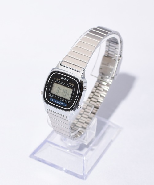 ARCHIVER(アーカイバ)の「【CASIO(カシオ)】デジタルミニ(デジタル腕時計・レディース・シルバー系その他2/シルバー/シルバー系その他/ボルドー・FREE)」の7枚目の写真