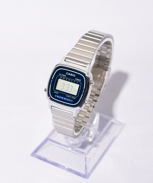 ARCHIVER(アーカイバ)の「【CASIO(カシオ)】デジタルミニ(デジタル腕時計・レディース・シルバー系その他2/シルバー/シルバー系その他/ボルドー・FREE)」の9枚目の写真