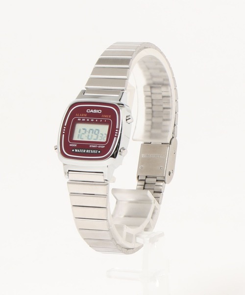 ARCHIVER(アーカイバ)の「【CASIO(カシオ)】デジタルミニ(デジタル腕時計・レディース・シルバー系その他2/シルバー/シルバー系その他/ボルドー・FREE)」の10枚目の写真