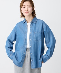 Petit Honfleur | テンセルデニムシャツ(シャツ/ブラウス)