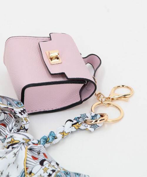 MICO COULIER（ミコクリエ）の「ミニBAG×リボンチャーム（チャーム・レディース・ベージュ系その他/パープル系その他・FREE）」の5枚目の写真