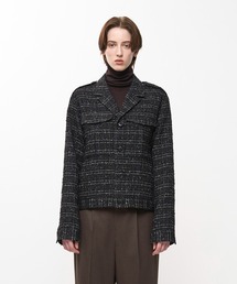 Juha（ユハ）の「FANCY TWEED IKE JACKET（ミリタリージャケット）」