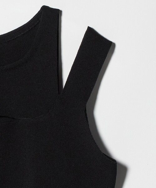 6（ロク）の「＜6(ROKU)＞ホール ワンピース（ワンピース・レディース・ブラック・36/38）」の6枚目の写真