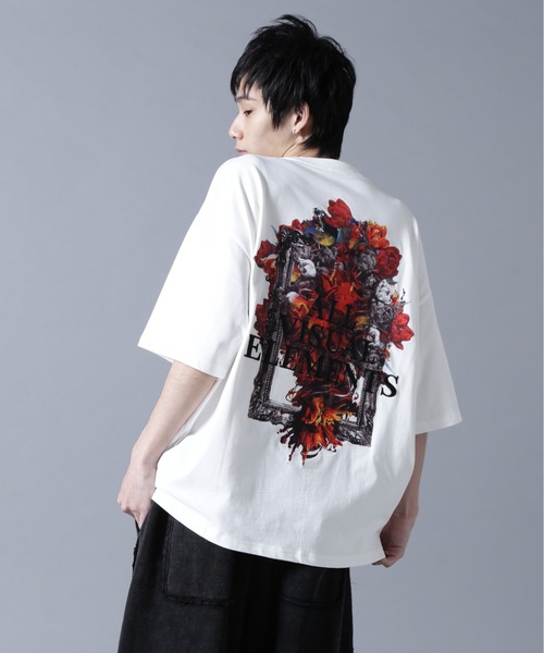 A4A（エーフォーエー）の「A4A/エーフォーエー/ROSE S/S TEE（Tシャツ/カットソー・メンズ・ホワイト/ブラック・L/M）」の3枚目の写真