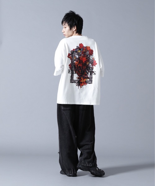 A4A（エーフォーエー）の「A4A/エーフォーエー/ROSE S/S TEE（Tシャツ/カットソー・メンズ・ホワイト/ブラック・L/M）」の5枚目の写真