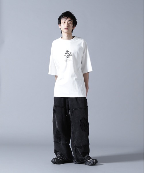 A4A（エーフォーエー）の「A4A/エーフォーエー/ROSE S/S TEE（Tシャツ/カットソー・メンズ・ホワイト/ブラック・L/M）」の6枚目の写真