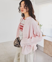 niko and... | リネンブレンドドロストシャツ(シャツ/ブラウス)