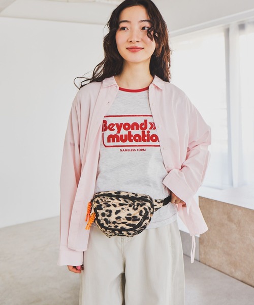 niko and...（ニコアンド）の「リネンブレンドドロストシャツ（シャツ/ブラウス・レディース・ピンク/オフホワイト/ブルー/チャコール・LARGE/MEDIUM）」の9枚目の写真