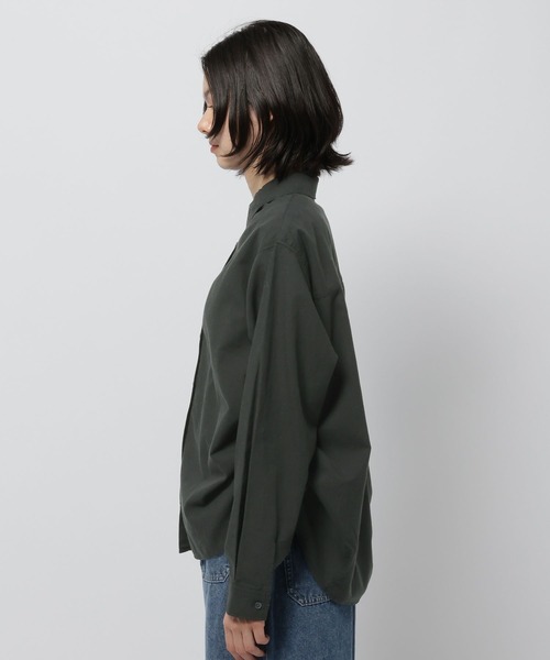 niko and...（ニコアンド）の「リネンブレンドドロストシャツ（シャツ/ブラウス・レディース・ピンク/オフホワイト/ブルー/チャコール・LARGE/MEDIUM）」の20枚目の写真