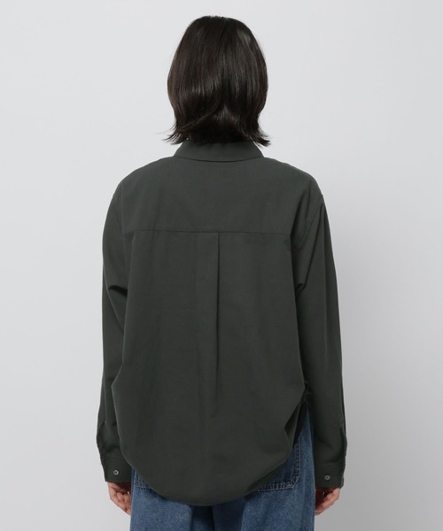 niko and...（ニコアンド）の「リネンブレンドドロストシャツ（シャツ/ブラウス・レディース・ピンク/オフホワイト/ブルー/チャコール・LARGE/MEDIUM）」の21枚目の写真