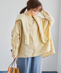 studio CLIP | カットワークレースシャツ(シャツ/ブラウス)