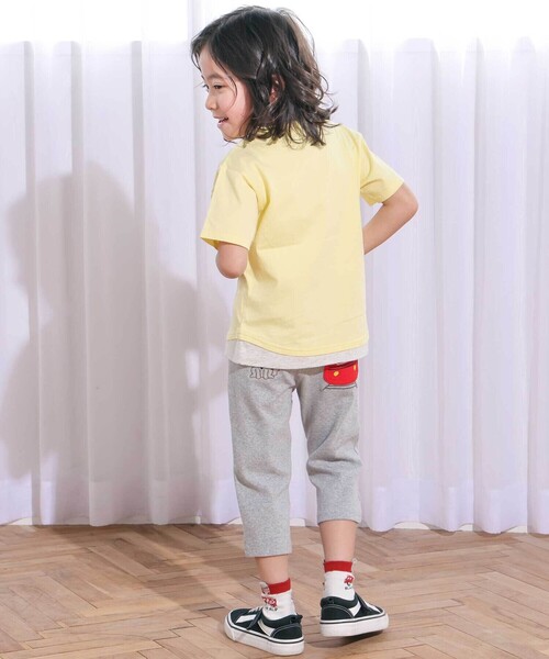 SLAP SLIP(スラップスリップ)の「乗り物モチーフ7分丈ミラノリブパンツ(80~120cm)(その他パンツ・キッズ・イエロー/グレー/ブラック・120cm/100cm/90cm/110cm/80cm)」の20枚目の写真
