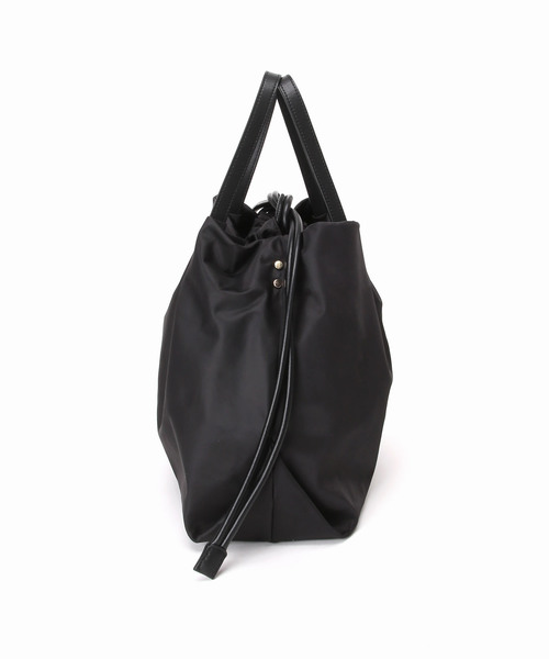 LE TALON（ルタロン）の「LETALON 2WAYギャザーナイロントート（トートバッグ・レディース・ベージュ/ブラック・FREE）」の6枚目の写真