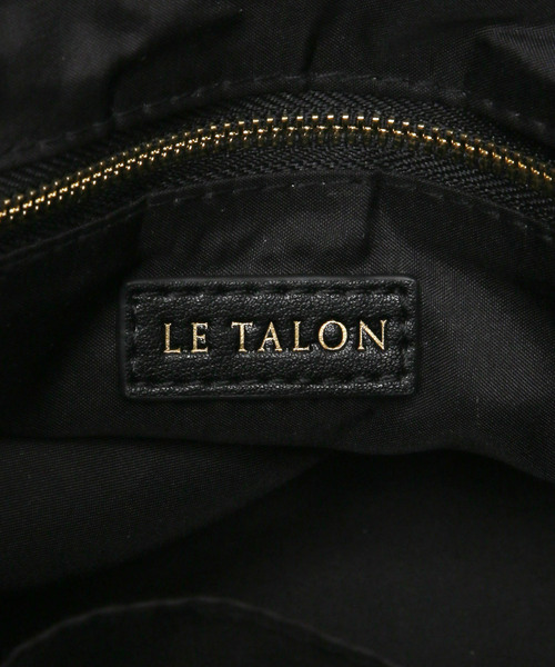 LE TALON（ルタロン）の「LETALON 2WAYギャザーナイロントート（トートバッグ・レディース・ベージュ/ブラック・FREE）」の15枚目の写真