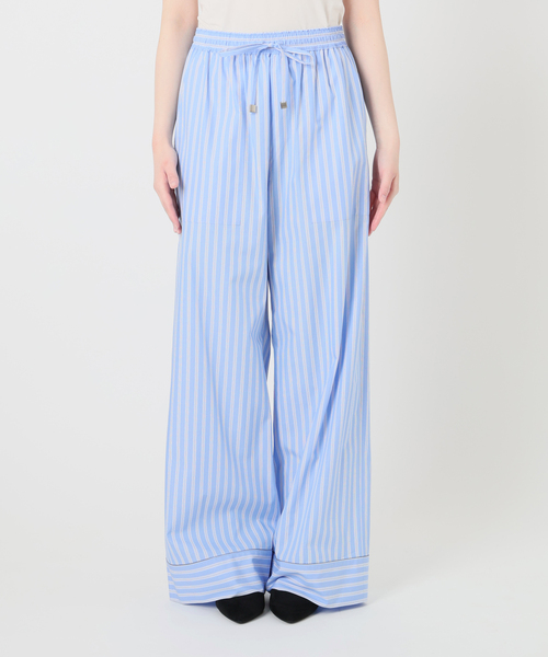 IENA LA BOUCLE（イエナラブークル）の「IENA LA BOUCLE コットンストライプスリーピーパンツ（その他パンツ・レディース・ライトブルー・38/36）」の21枚目の写真