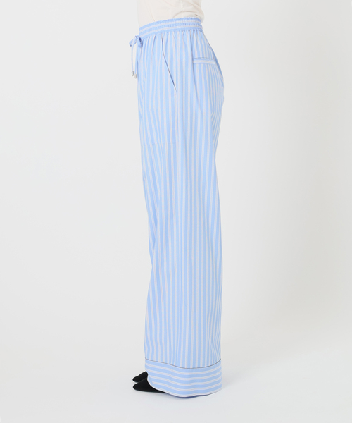 IENA LA BOUCLE（イエナラブークル）の「IENA LA BOUCLE コットンストライプスリーピーパンツ（その他パンツ・レディース・ライトブルー・38/36）」の22枚目の写真