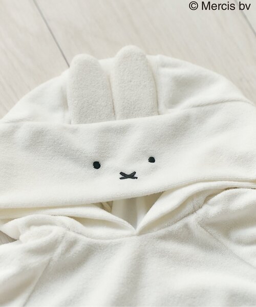Miffy（ ミッフィー）の「Dick Bruna フード付きボディスーツ（ロンパース・キッズ・オフホワイト・80）」の9枚目の写真