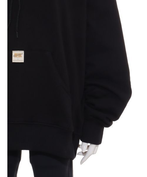 RUSSELL(ラッセル)の「【RUSSEL】111261-058 RUSSELL×BerBerJin Nu BlendSweat×Athletic Jersey Double Face Hoodie(スウェット・レディース・ブラック・L/M)」の7枚目の写真