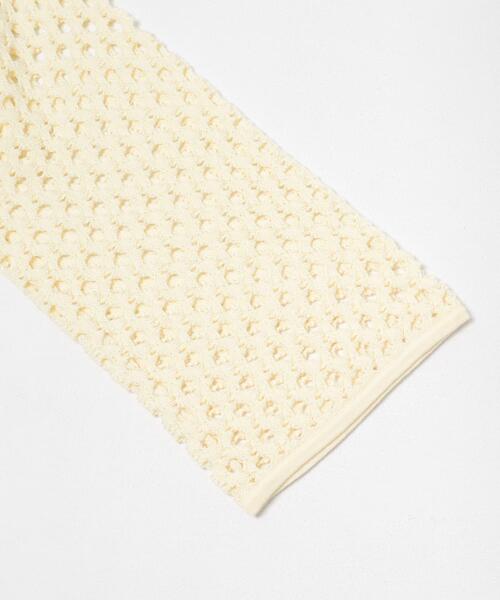 THE GOODLAND MARKET(ザグッドランドマーケット)の「『別注』MIDIUMISOLID×THE GOODLAND MARKET LACE KNIT PO(ニット/セーター・レディース・ブルー/ホワイト/オレンジ・FREE)」の22枚目の写真