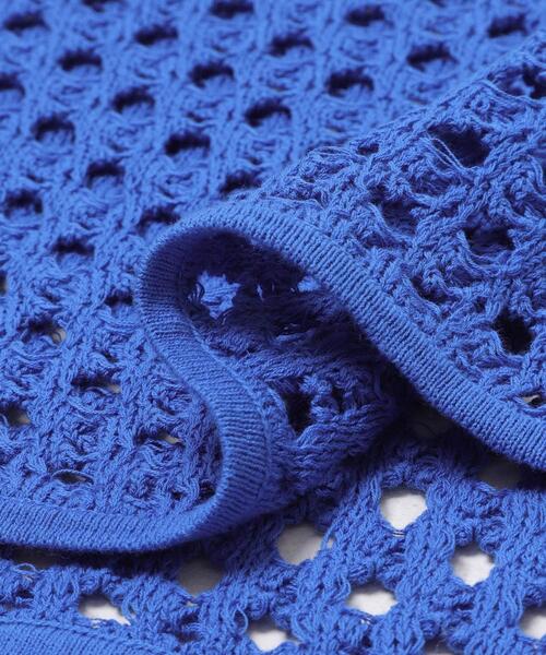 THE GOODLAND MARKET(ザグッドランドマーケット)の「『別注』MIDIUMISOLID×THE GOODLAND MARKET LACE KNIT PO(ニット/セーター・レディース・ブルー/ホワイト/オレンジ・FREE)」の10枚目の写真