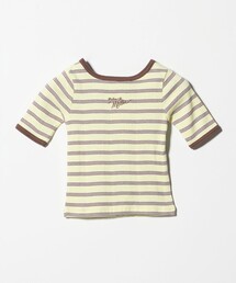 MILLER（ミラー）の「【別注】＜Robert P. Miller＞5分袖 Tシャツ / キッズ  100cm-130cm（Tシャツ/カットソー）」