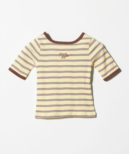 MILLER(ミラー)の「【別注】<Robert P. Miller>5分袖 Tシャツ / キッズ 100cm-130cm(Tシャツ/カットソー・キッズ・レッド/イエロー/コバルトブルー・110cm/130cm/120cm/100cm)」の3枚目の写真