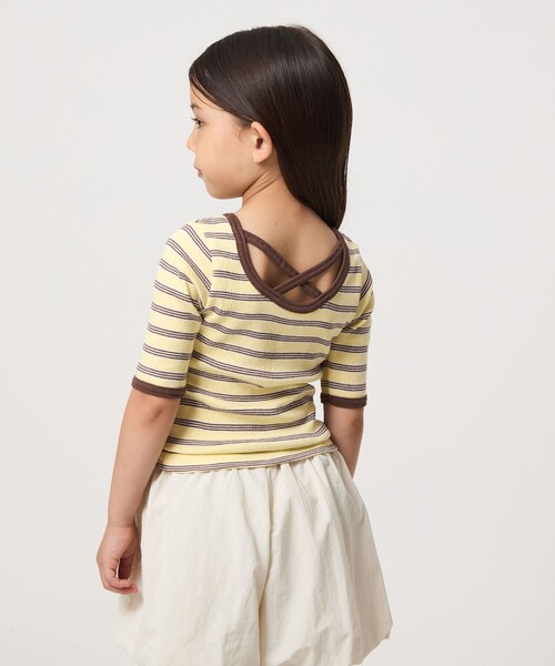 MILLER(ミラー)の「【別注】<Robert P. Miller>5分袖 Tシャツ / キッズ 100cm-130cm(Tシャツ/カットソー・キッズ・レッド/イエロー/コバルトブルー・110cm/130cm/120cm/100cm)」の6枚目の写真