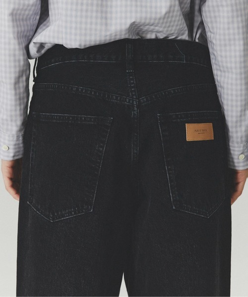 PUBLIC TOKYO(パブリックトウキョウ)の「PUBLIC DENIM STRAIGHT /日本製/岡山デニム/ストレート/春服(デニムパンツ・メンズ・ブラック/ミント/ダークインディゴブルー/ライトインディゴブルー・3/1/2)」の8枚目の写真