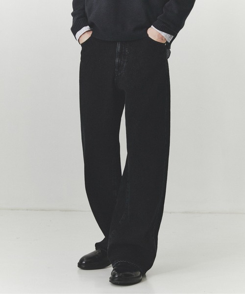 PUBLIC TOKYO(パブリックトウキョウ)の「PUBLIC DENIM STRAIGHT /日本製/岡山デニム/ストレート/春服(デニムパンツ・メンズ・ブラック/ミント/ダークインディゴブルー/ライトインディゴブルー・3/1/2)」の13枚目の写真