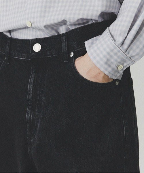 PUBLIC TOKYO(パブリックトウキョウ)の「PUBLIC DENIM STRAIGHT /日本製/岡山デニム/ストレート/春服(デニムパンツ・メンズ・ブラック/ミント/ダークインディゴブルー/ライトインディゴブルー・3/1/2)」の16枚目の写真