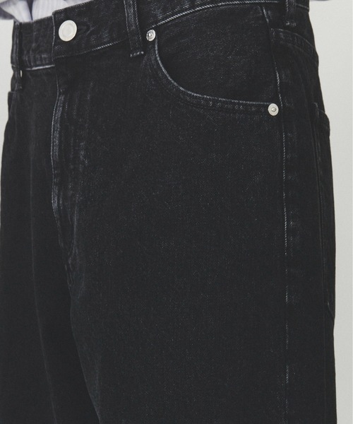 PUBLIC TOKYO(パブリックトウキョウ)の「PUBLIC DENIM STRAIGHT /日本製/岡山デニム/ストレート/春服(デニムパンツ・メンズ・ブラック/ミント/ダークインディゴブルー/ライトインディゴブルー・3/1/2)」の6枚目の写真