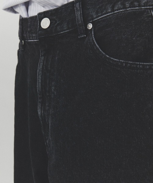 PUBLIC TOKYO(パブリックトウキョウ)の「PUBLIC DENIM STRAIGHT /日本製/岡山デニム/ストレート/春服(デニムパンツ・メンズ・ブラック/ミント/ダークインディゴブルー/ライトインディゴブルー・3/1/2)」の7枚目の写真