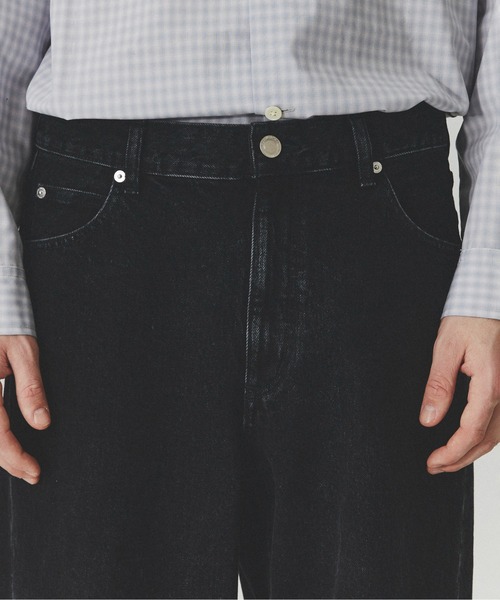 PUBLIC TOKYO(パブリックトウキョウ)の「PUBLIC DENIM STRAIGHT /日本製/岡山デニム/ストレート/春服(デニムパンツ・メンズ・ブラック/ミント/ダークインディゴブルー/ライトインディゴブルー・3/1/2)」の15枚目の写真